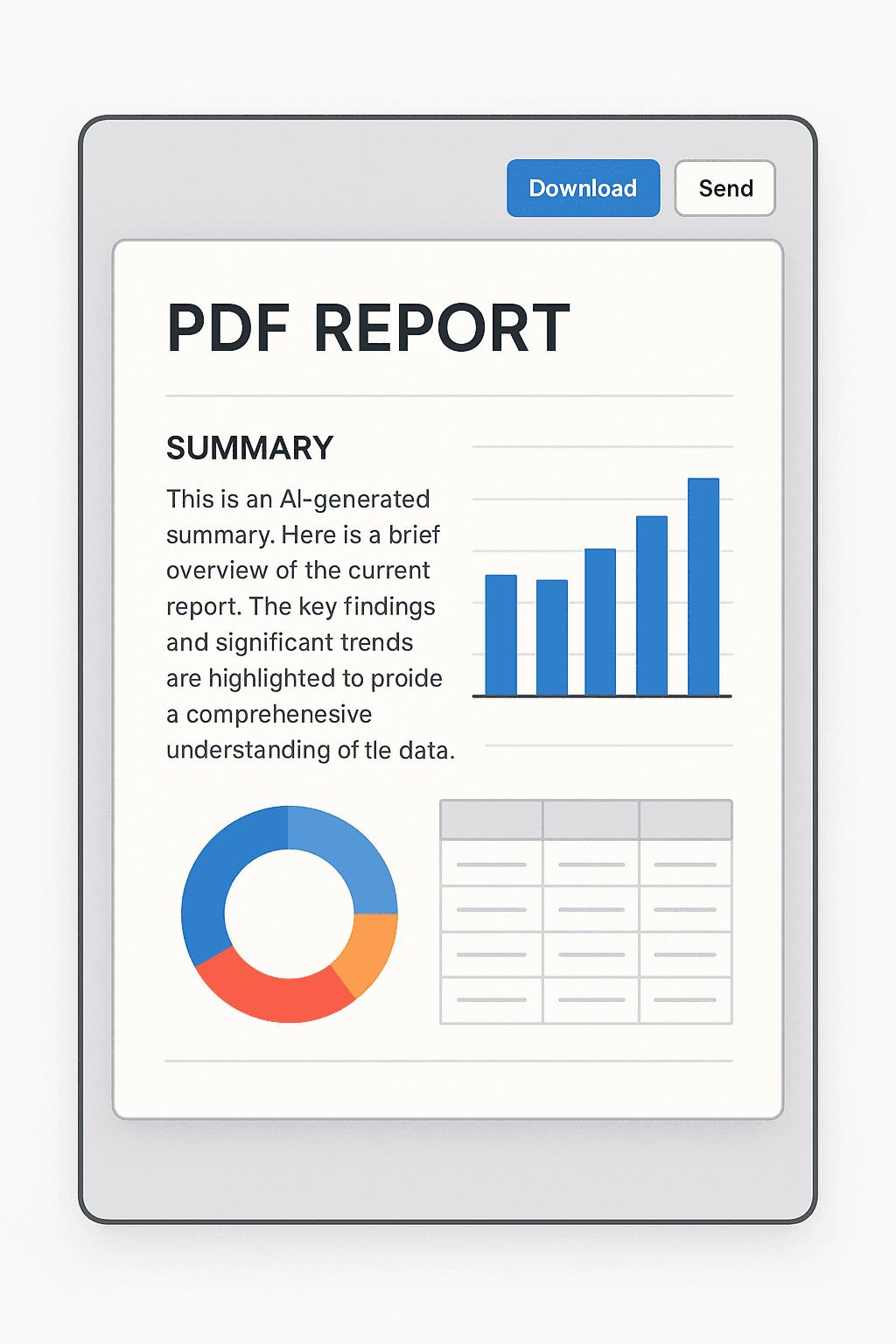 Generates Reports Instantly